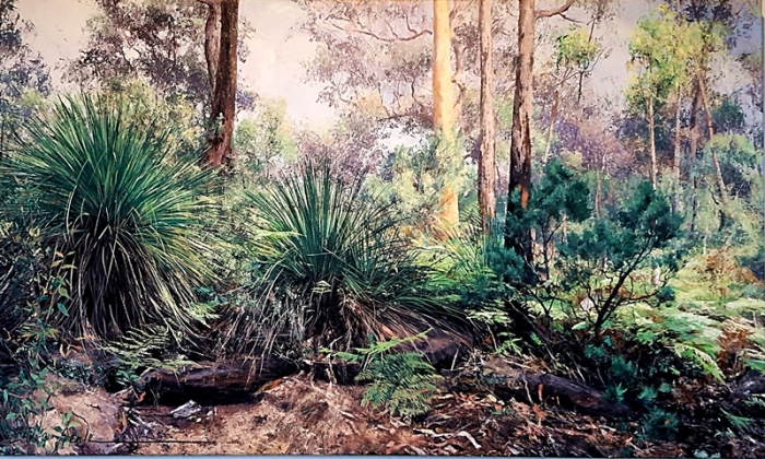 Chris Seale, Australian Bush, 910 x 1520, acrylic on canvas