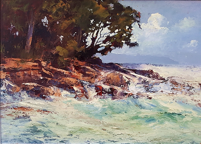 Brian Cook - High Tide - Oil on canvas - 660 x 870